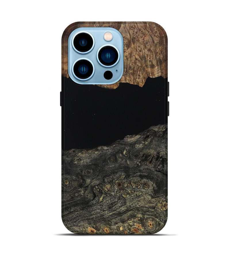 iPhone 14 Pro Wood Live Edge Phone Case - Franco (Wood Burl, 809018)