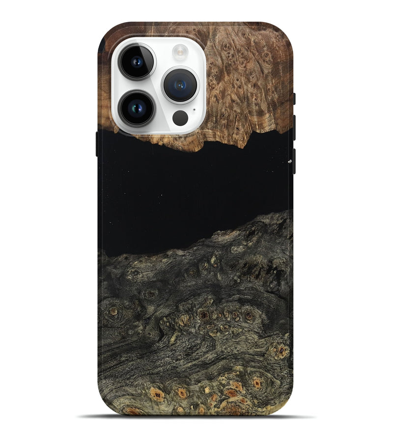 iPhone 15 Pro Max Wood Live Edge Phone Case - Franco (Wood Burl, 809018)