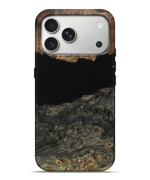 iPhone 17 Pro Max Wood Live Edge Phone Case - Franco (Wood Burl, 809018)