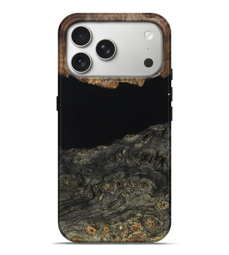 iPhone 17 Pro Max Wood Live Edge Phone Case - Franco (Wood Burl, 809018)