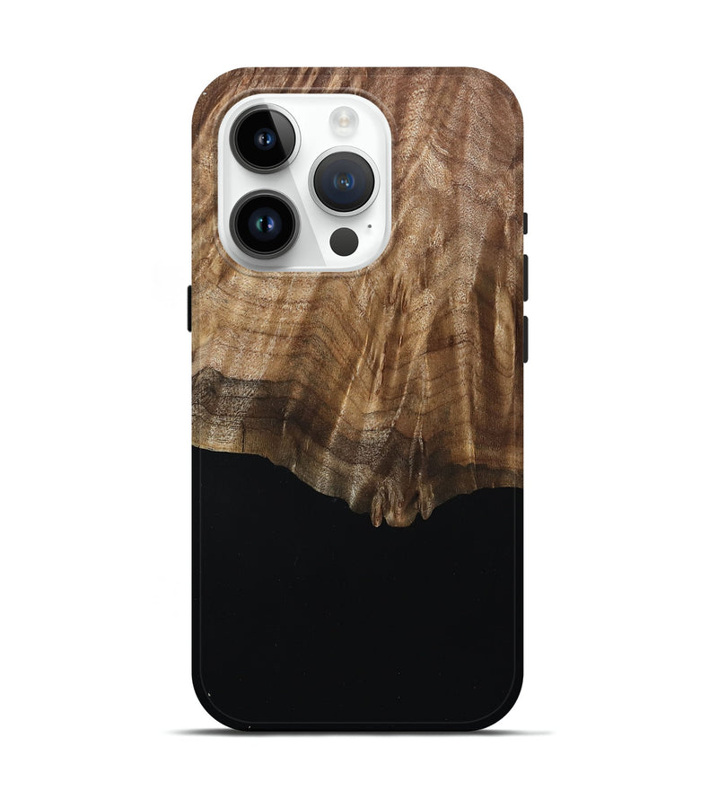 iPhone 15 Pro Wood Live Edge Phone Case - Scottie (Wood Burl, 809019)