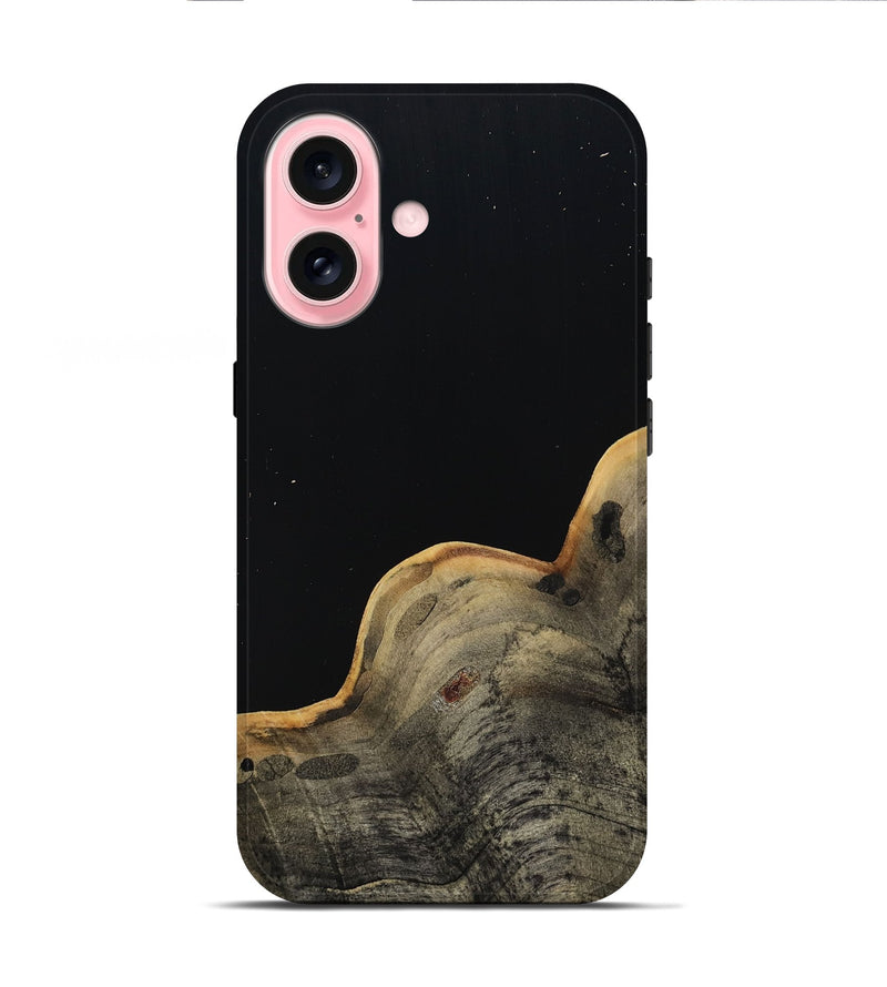 iPhone 16 Wood Live Edge Phone Case - Paulina (Wood Burl, 809020)