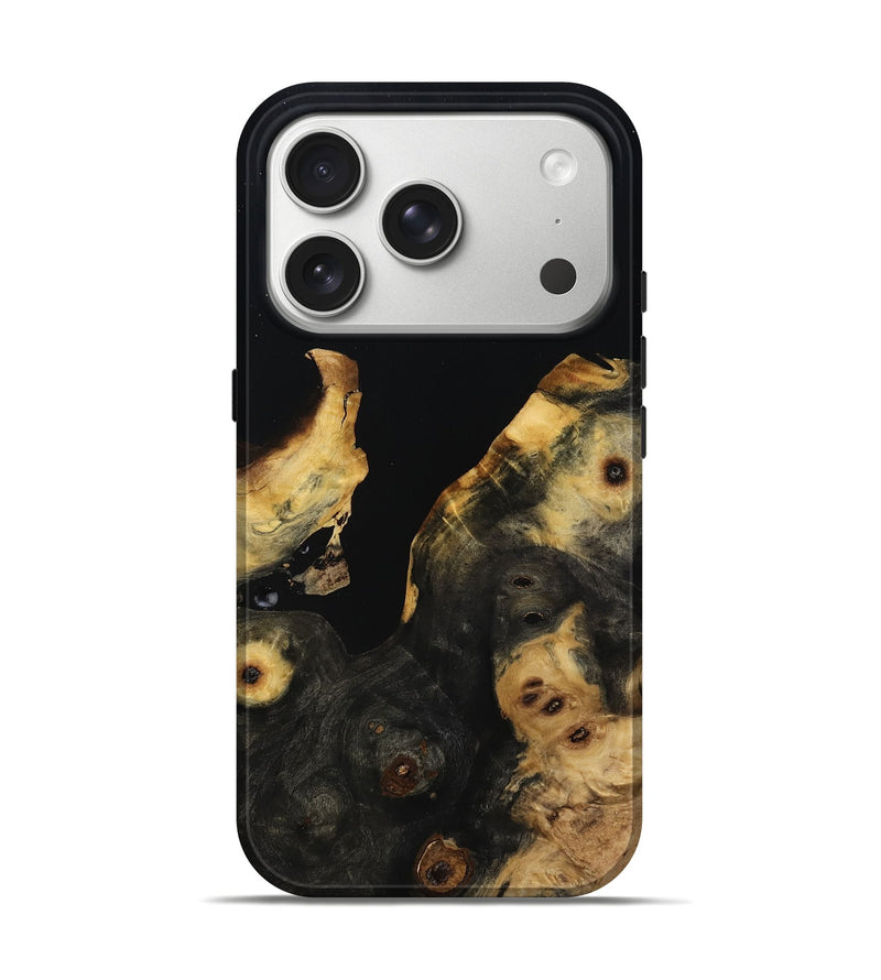 iPhone 17 Pro Wood Live Edge Phone Case - Olen (Wood Burl, 809021)