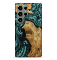 Galaxy S24 Ultra Wood Live Edge Phone Case - Leesa (Green, 809022)
