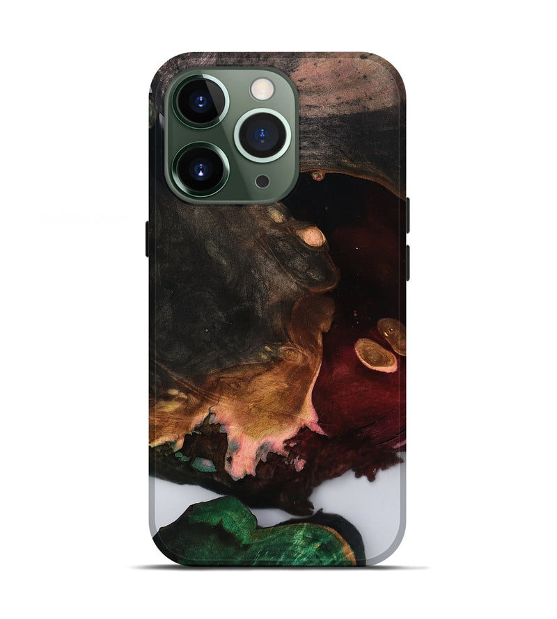 iPhone 13 Pro Wood Live Edge Phone Case - Maximus (Clear, 809023)