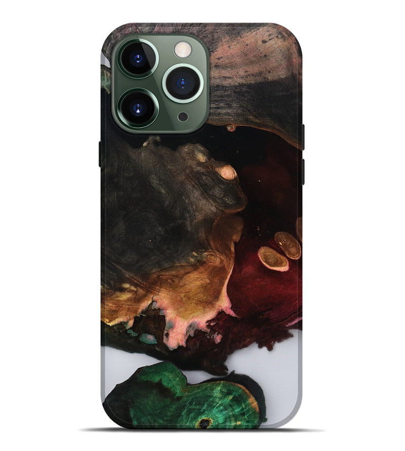 iPhone 13 Pro Max Wood Live Edge Phone Case - Maximus (Clear, 809023)
