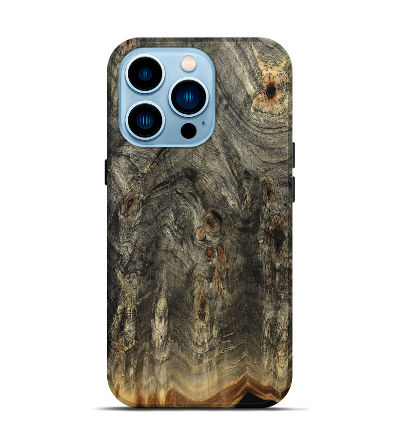 iPhone 14 Pro Wood Live Edge Phone Case - Talon (Wood Burl, 809024)
