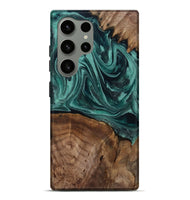 Galaxy S24 Ultra Wood Live Edge Phone Case - Jaquan (Green, 809029)