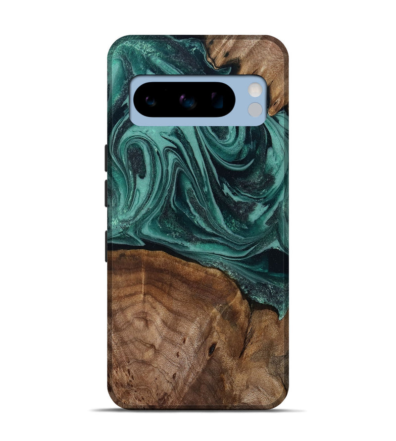 Pixel 8 Pro Wood Live Edge Phone Case - Jaquan (Green, 809029)