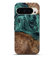 Pixel 9 Pro XL Wood Live Edge Phone Case - Jaquan (Green, 809029)