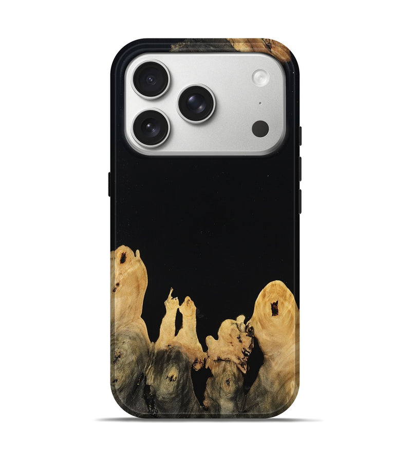iPhone 17 Pro Wood Live Edge Phone Case - Lucie (Wood Burl, 809032)
