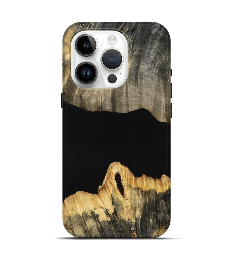 iPhone 15 Pro Wood Live Edge Phone Case - Madie (Wood Burl, 809033)