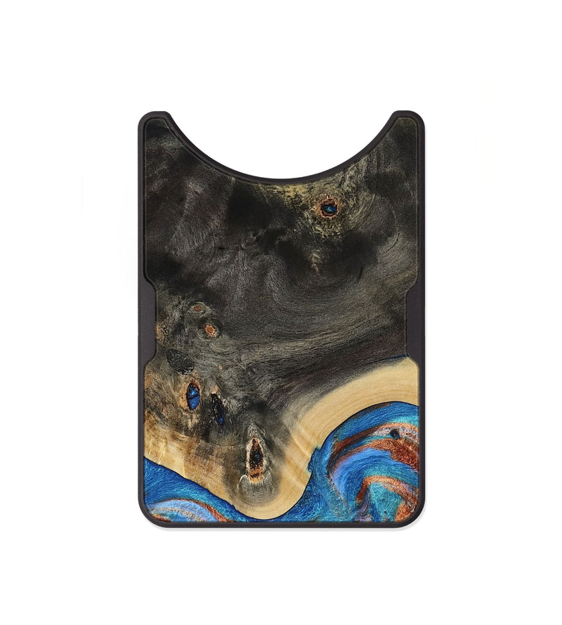 Alloy Wood Wallet - Harris (Teal & Gold, 809040)