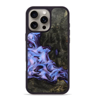 iPhone 16 Pro Max Wood Phone Case - Ben (Purple, 809045)