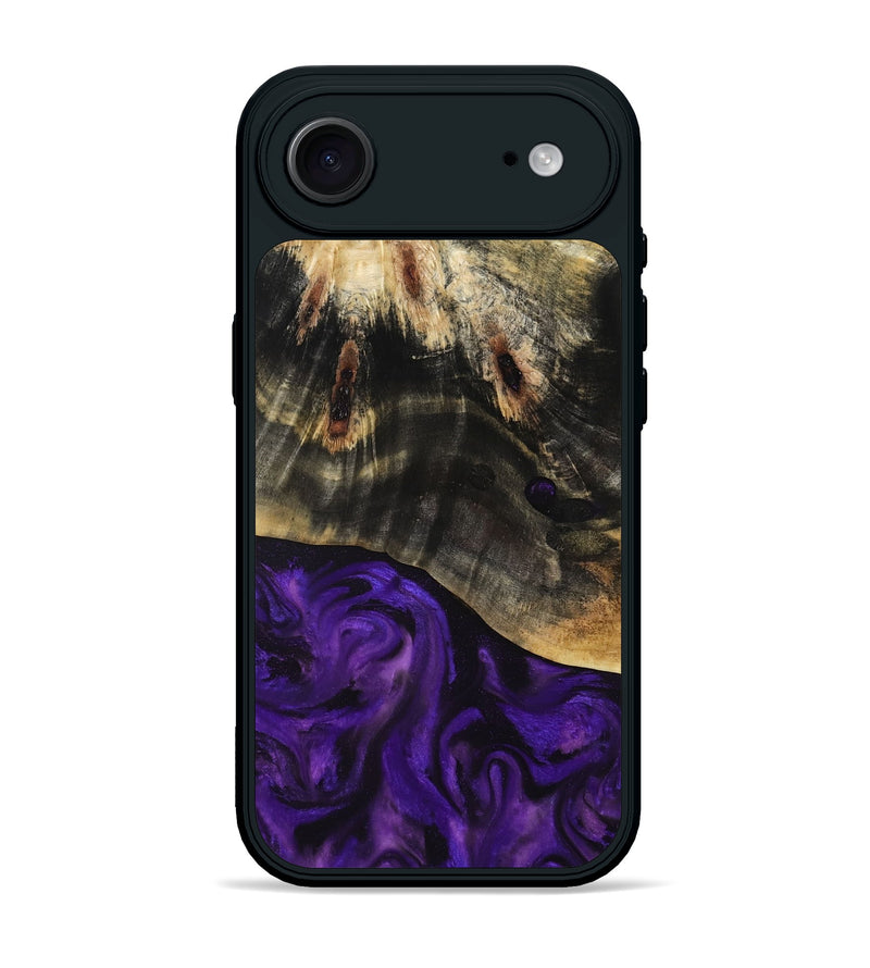 iPhone 17 Air Wood Phone Case - Zayla (Purple, 809046)