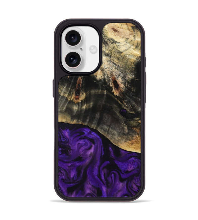 iPhone 17 Wood Phone Case - Zayla (Purple, 809046)