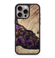 iPhone 16 Pro Max Wood Phone Case - Myron (Purple, 809048)