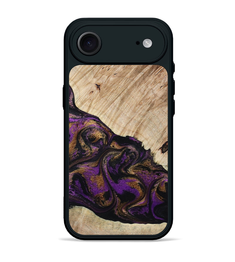 iPhone 17 Air Wood Phone Case - Myron (Purple, 809048)