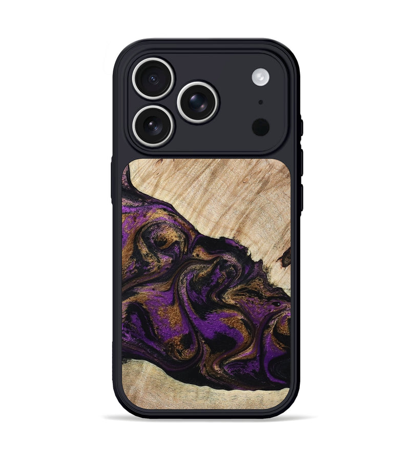 iPhone 17 Pro Wood Phone Case - Myron (Purple, 809048)