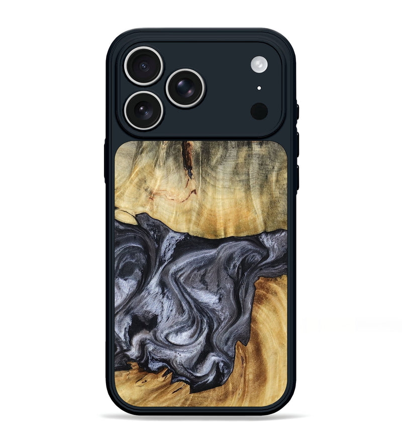 iPhone 17 Pro Max Wood Phone Case - Lamont (Black & White, 809054)