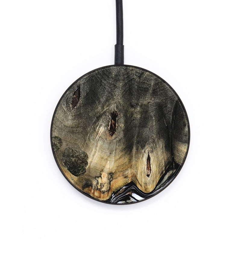 Circle Wood Wireless Charger - Kesha (Black & White, 809055)
