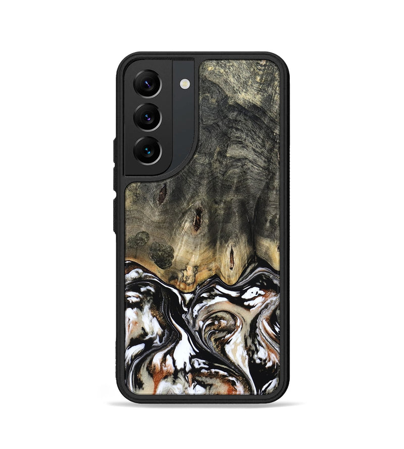 Galaxy S22 Wood Phone Case - Kesha (Black & White, 809055)