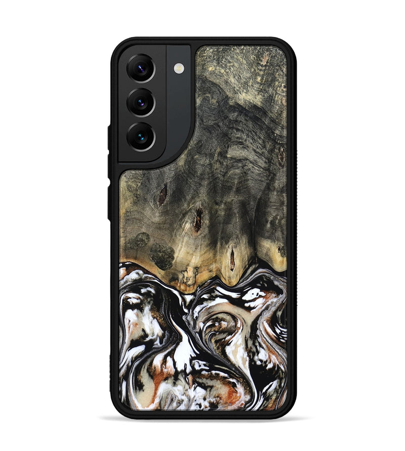 Galaxy S22 Plus Wood Phone Case - Kesha (Black & White, 809055)