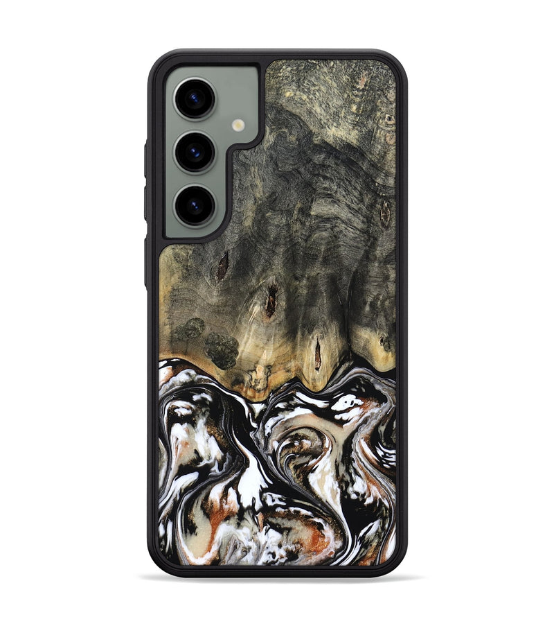 Galaxy S24 Plus Wood Phone Case - Kesha (Black & White, 809055)