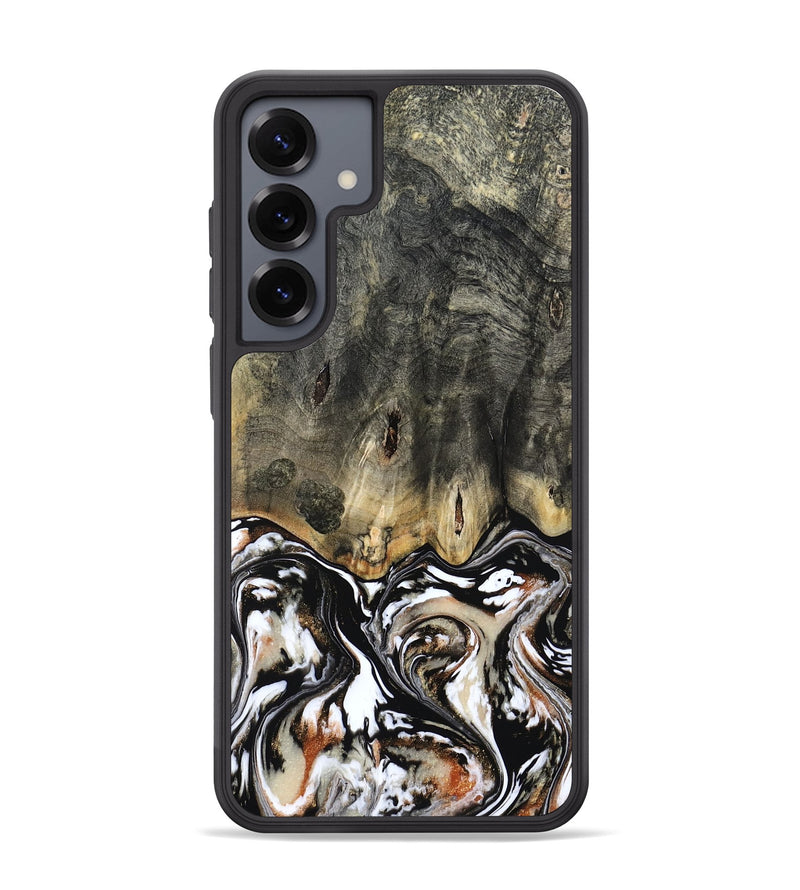 Galaxy S25 Plus Wood Phone Case - Kesha (Black & White, 809055)