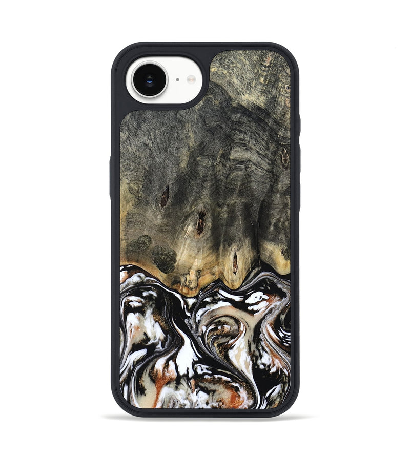 iPhone 16e Wood Phone Case - Kesha (Black & White, 809055)