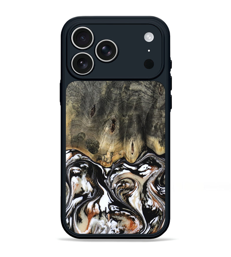 iPhone 17 Pro Max Wood Phone Case - Kesha (Black & White, 809055)