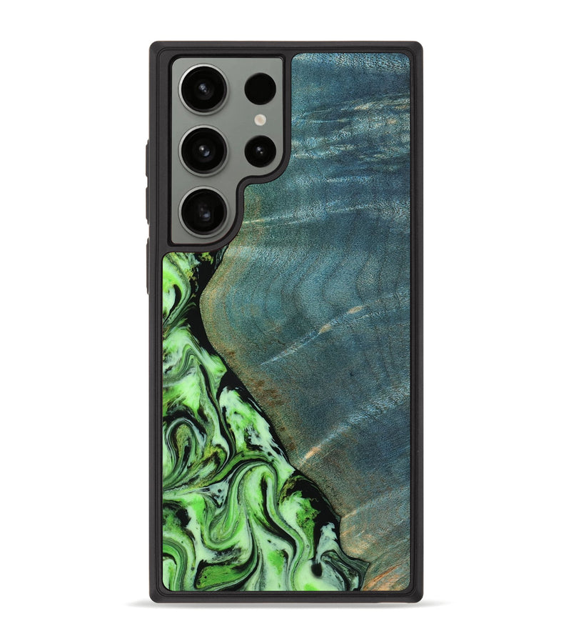 Galaxy S23 Ultra Wood Phone Case - Rosario (Green, 809056)