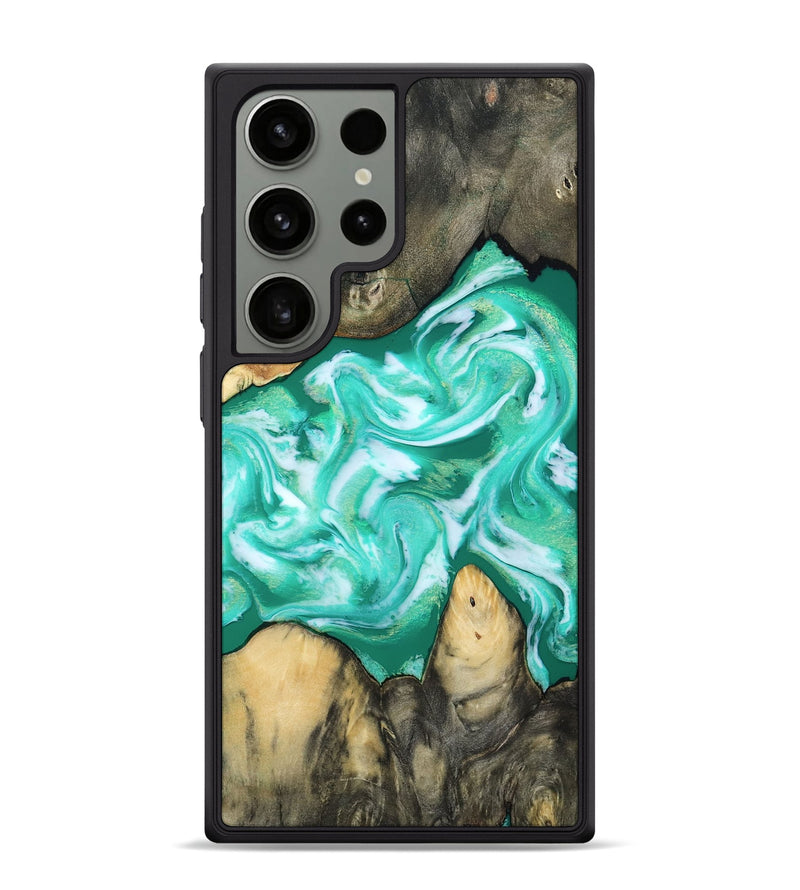 Galaxy S24 Ultra Wood Phone Case - Aidan (Green, 809057)