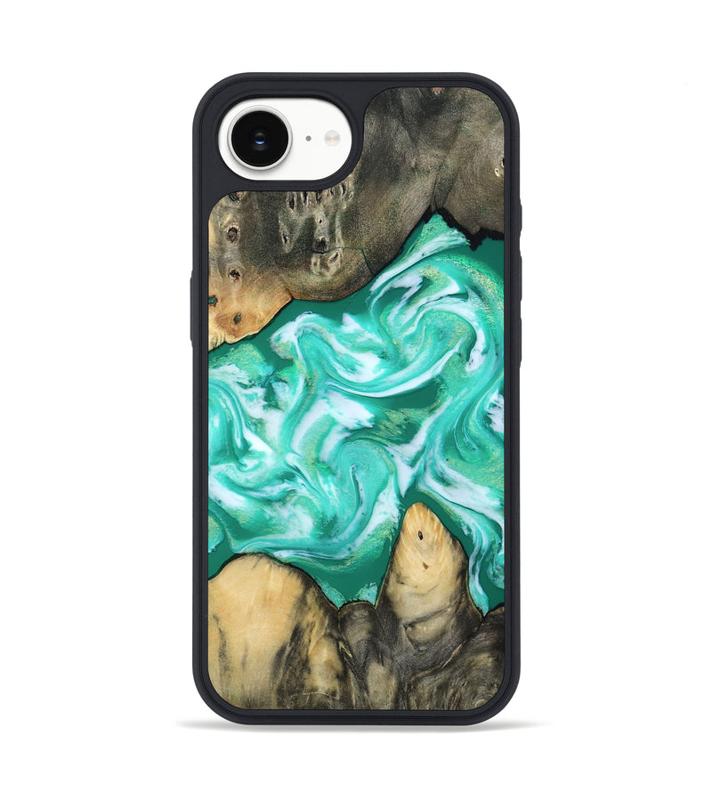 iPhone 16e Wood Phone Case - Aidan (Green, 809057)