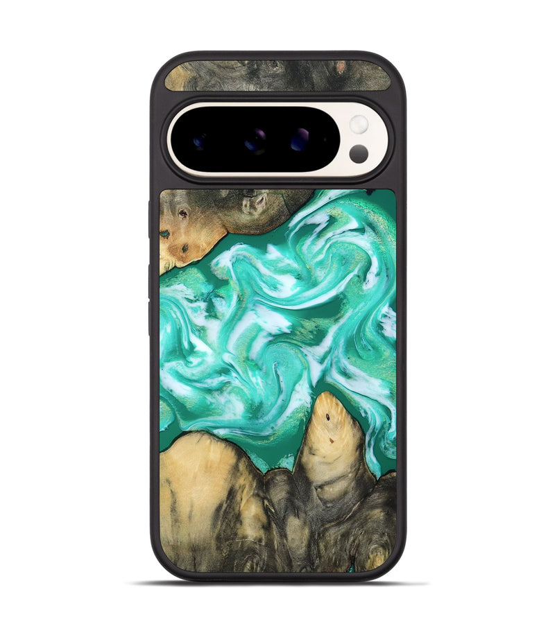 Pixel 9 Wood Phone Case - Aidan (Green, 809057)