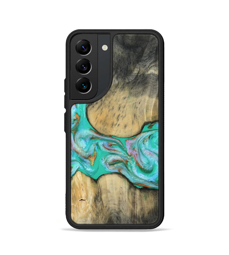 Galaxy S22 Wood Phone Case - Jaiden (Green, 809060)