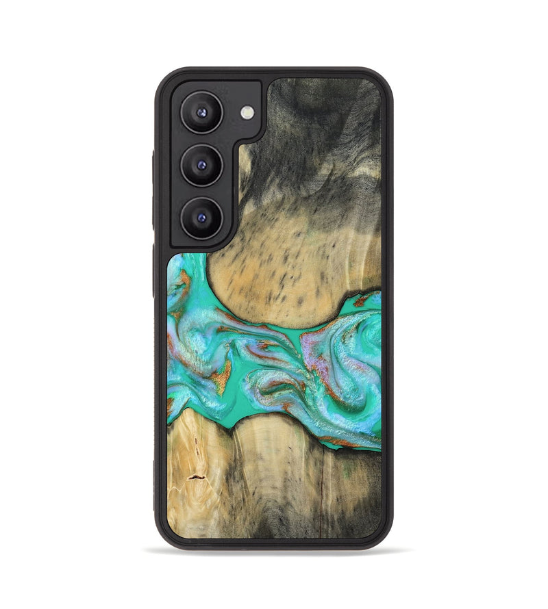 Galaxy S23 Wood Phone Case - Jaiden (Green, 809060)
