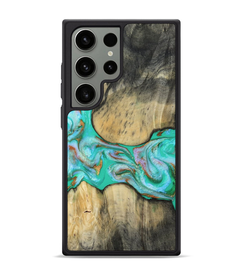 Galaxy S24 Ultra Wood Phone Case - Jaiden (Green, 809060)