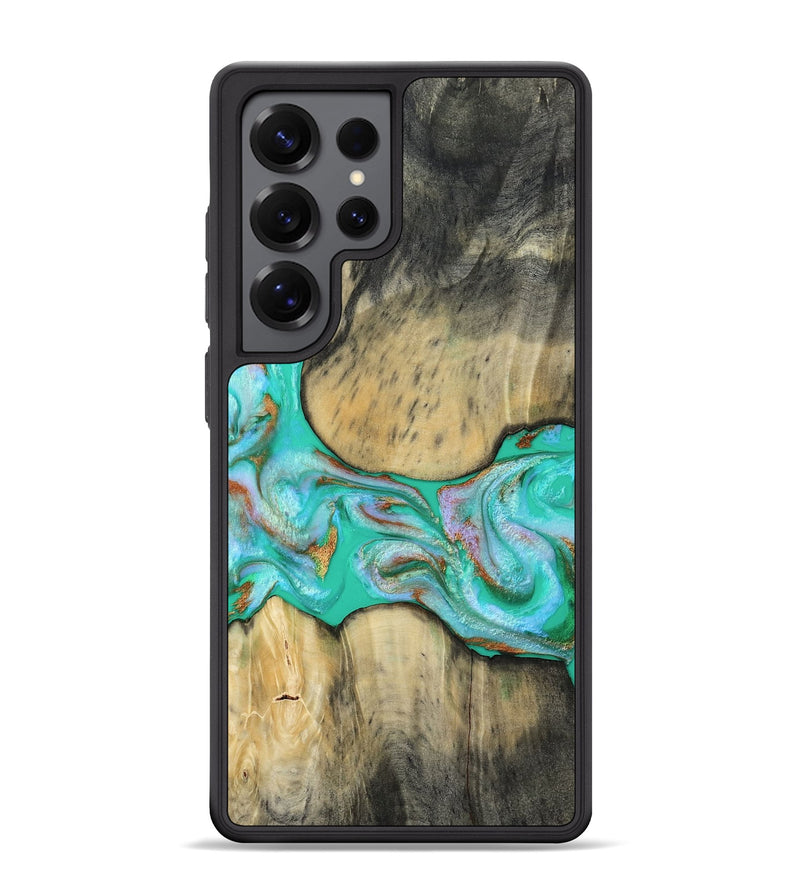 Galaxy S25 Ultra Wood Phone Case - Jaiden (Green, 809060)