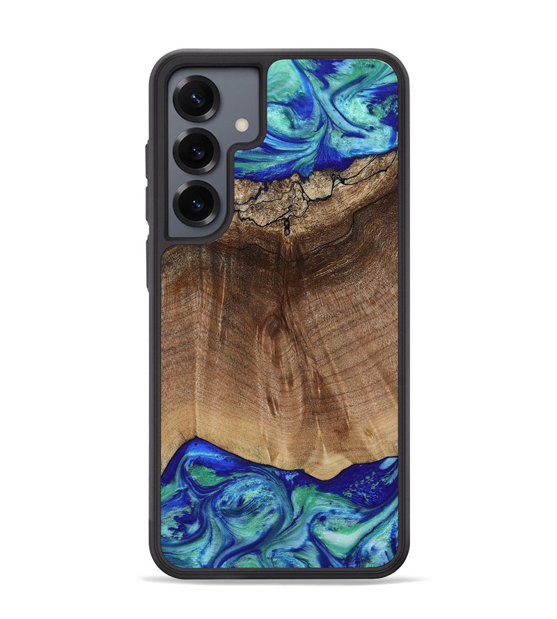 Galaxy S25 Plus Wood Phone Case - Raiden (Blue, 809061)