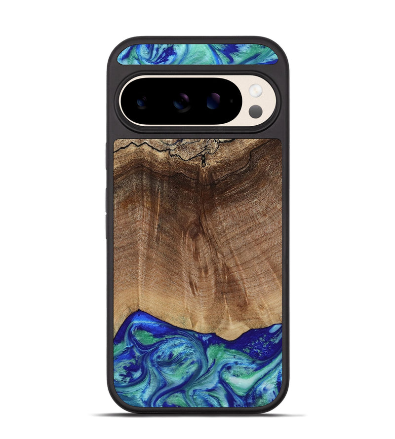 Pixel 10 Pro Wood Phone Case - Raiden (Blue, 809061)