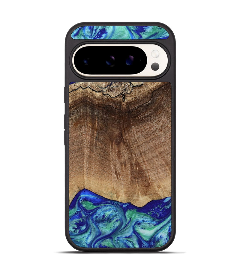 Pixel 9 Wood Phone Case - Raiden (Blue, 809061)