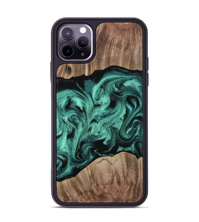 iPhone 11 Pro Max Wood Phone Case - Rowena (Ancient Olive, 809063)