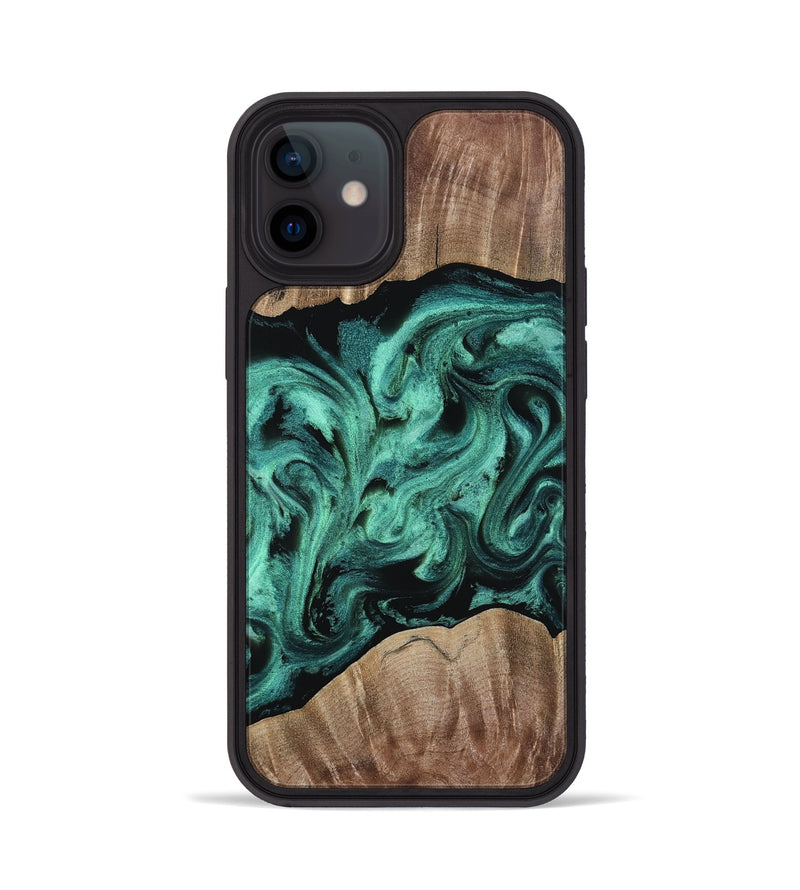 iPhone 12 Wood Phone Case - Rowena (Ancient Olive, 809063)