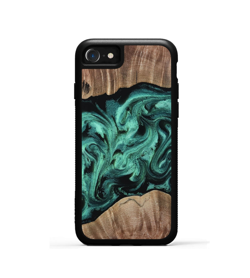iPhone SE Wood Phone Case - Rowena (Ancient Olive, 809063)