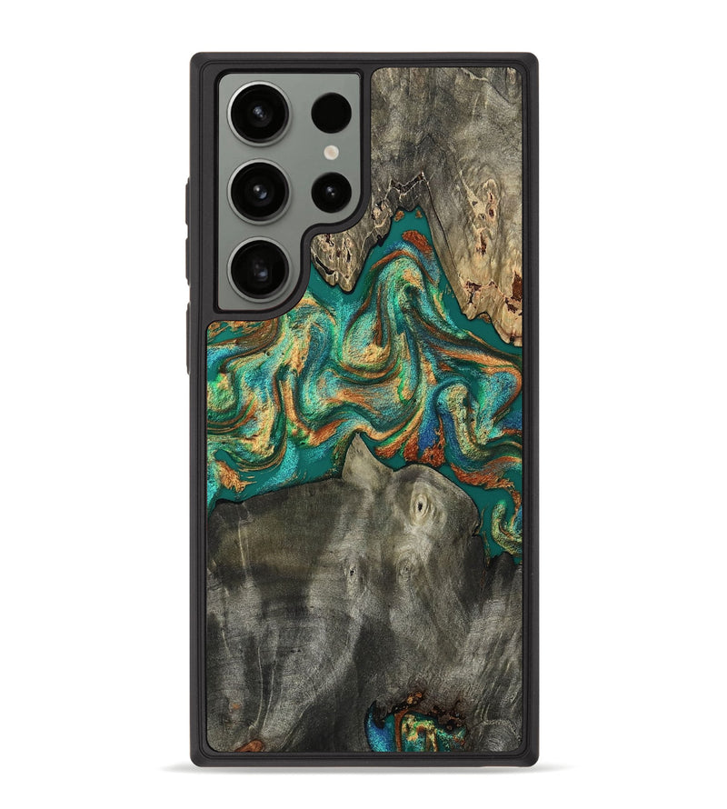Galaxy S23 Ultra Wood Phone Case - Keshawn (Green, 809064)