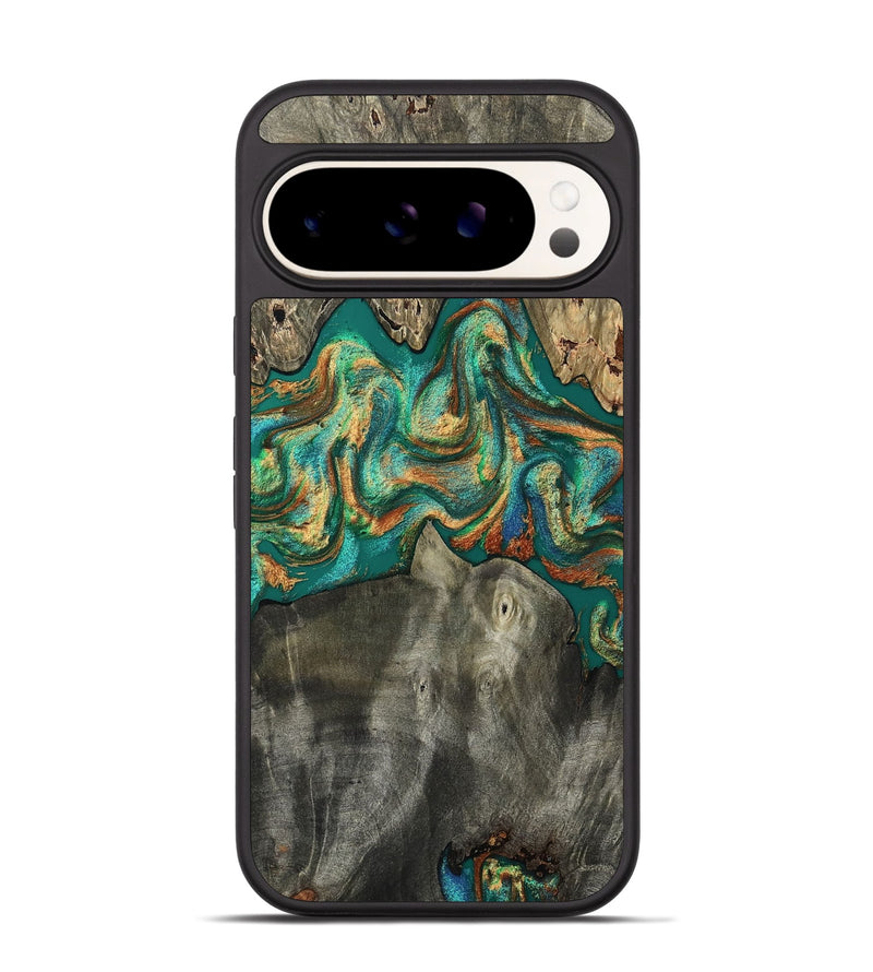 Pixel 9 Wood Phone Case - Keshawn (Green, 809064)