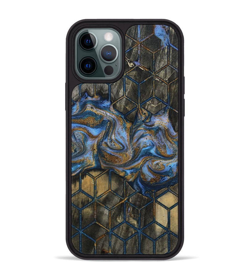 iPhone 12 Pro Max Wood Phone Case - Johan (Pattern, 809067)