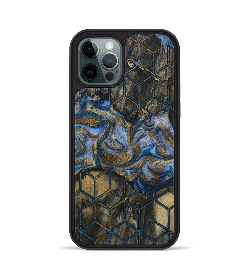 iPhone 12 Pro Wood Phone Case - Johan (Pattern, 809067)