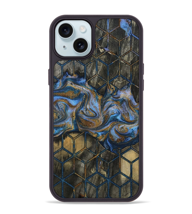 iPhone 15 Plus Wood Phone Case - Johan (Pattern, 809067)